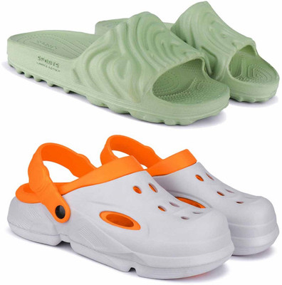 BERSACHE Men Clogs(Multicolor , 6)