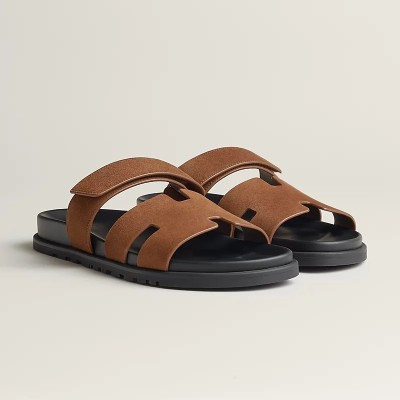 DELEFS Men Sandals(Brown , 7)