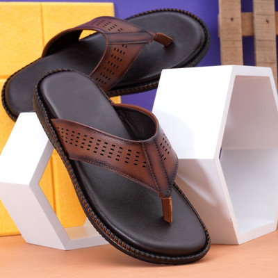KLASSEN Men Sandals(Tan , 10)