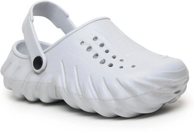JUSAN Men Clogs(White , 7)