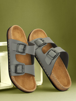 High Steps Men Sandals(Grey , 10)