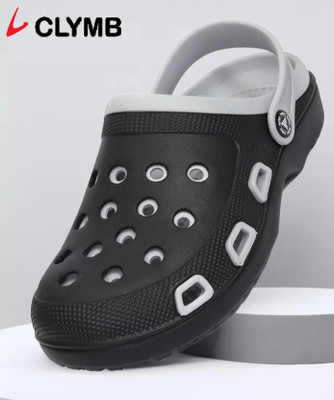 CLYMB Men Clogs(Grey , 6)