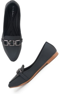 Mast & Harbour Women Bellies(Black , 8)