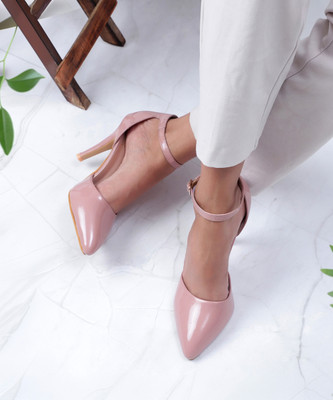 CARLTON LONDON Women Heels(Pink , 4)