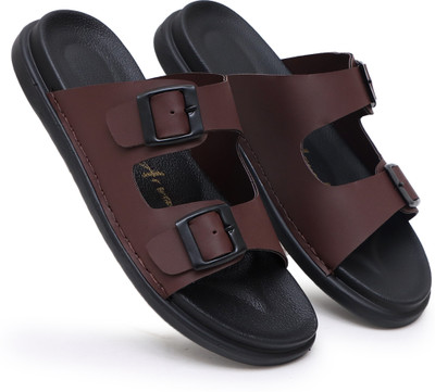 Velsox Men Flats(Brown , 8)