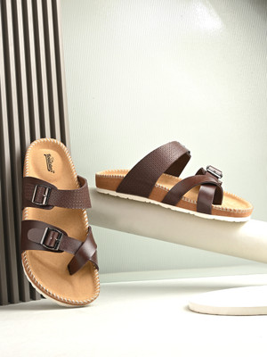 Roadster Men Sandals(Brown , 9)