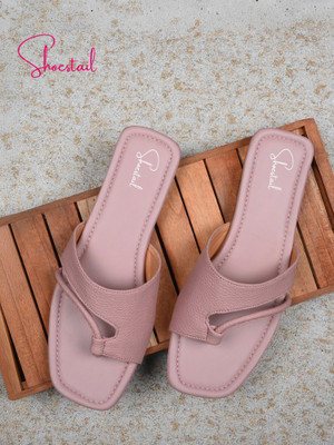 Shoestail Women Flats(Pink , 6)