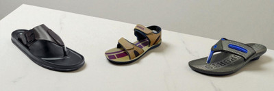 Classica Men Sandals(Brown, Tan, Black , 7)