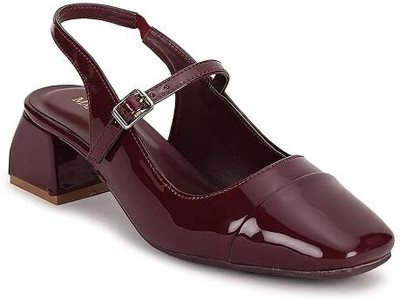 Marc Loire Women Heels(Maroon , 7)