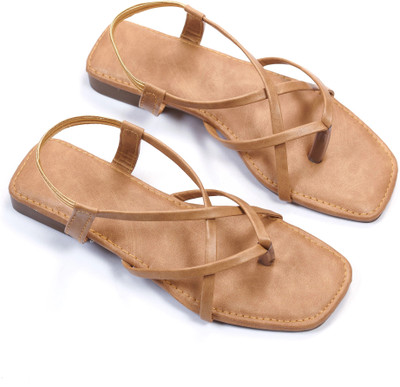 RAVIS Women Flats(Beige , 6)