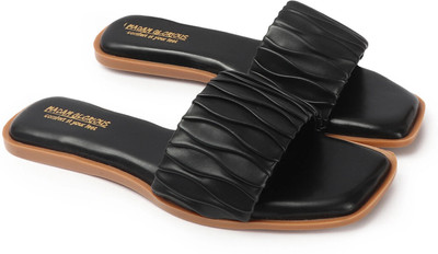 madam glorious Women Flats(Black , 6)