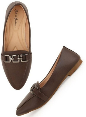 Mast & Harbour Women Bellies(Brown , 5)