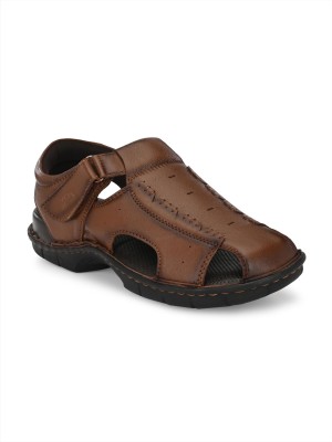 Hitz Men Sandals(Tan , 5)