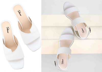 Todhwear Women Heels(White , 6)