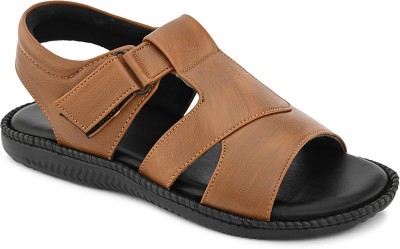 John Karsun Men Sandals(Tan, Brown , 9)