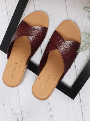 TRASE Women Wedges(Maroon , 7)