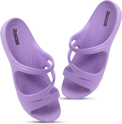 Doctor Health Super Soft Newly Launch | Classic Ultra Soft | Cushion | Comfortable|Premium|Stylish|Trendy Women Heels(Purple , 6)