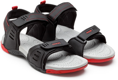 asian Men Casual(Black, Red , 8)