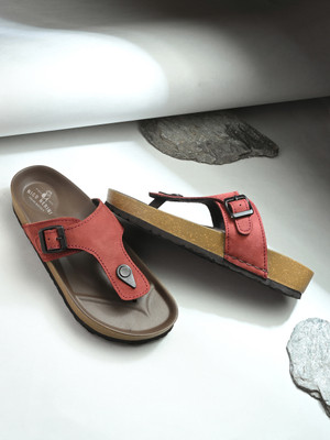 Nico Nerini Men Sandals(Red , 9)