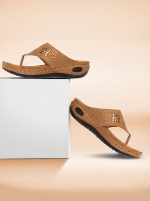 TRASE Soft Ortho Women Flats(Tan , 8)