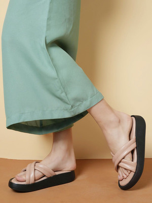 Roadster Women Flats(Tan , 8)
