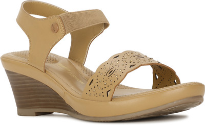 Bata Women Heels(Tan , 4)