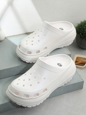 LIBERTY Women Clogs(White , 3)