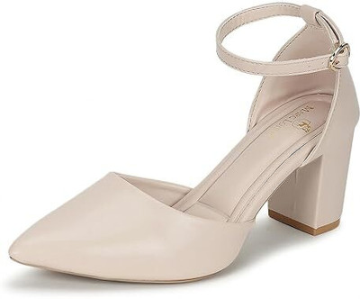 Marc Loire Women Heels(White , 3)
