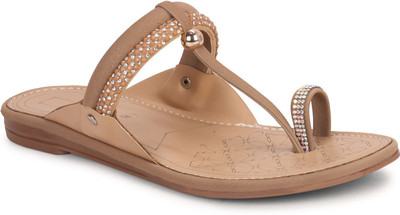 shoegazing Women Flats(Beige , 8)
