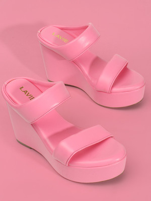 LAVIE Women Heels(Pink , 7)
