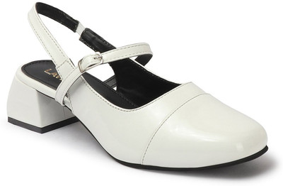 LAVIE Women Heels(White , 5)