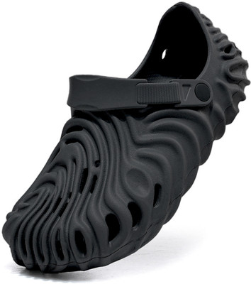 Joggesko Men Clogs(Black , 8)