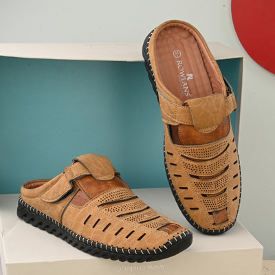 Rowlans Men Flats(Tan , 7)