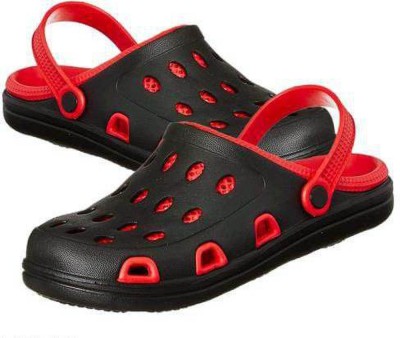 eastern club Men Clogs(Red, Black , 7)