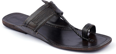 KORAKARI Men Flats(Black , 11)