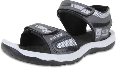 Fabbmate Men Sandals(Black , 8)