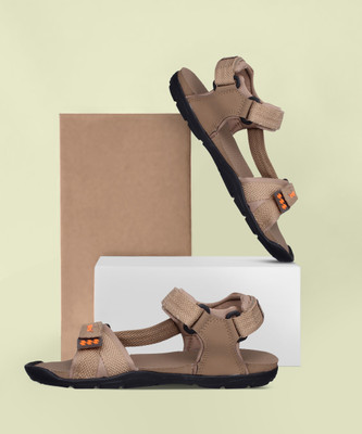 Sparx SS 474 Men Brown, Orange Sandals