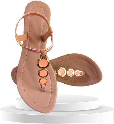 Nicesteps Women Flats(Brown , 9)