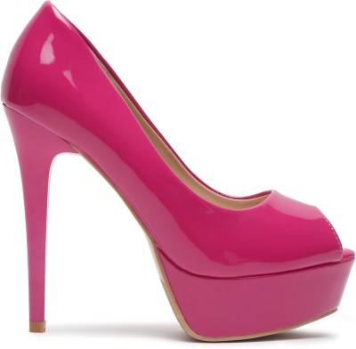 flat n heels Women Heels(Pink , 5)