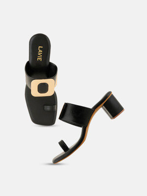 LAVIE Women Heels(Black , 5)