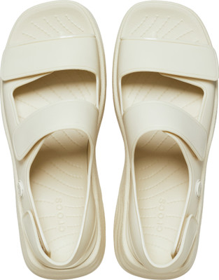 CROCS Skyline Women Flats(Off White , 7 UK/India)