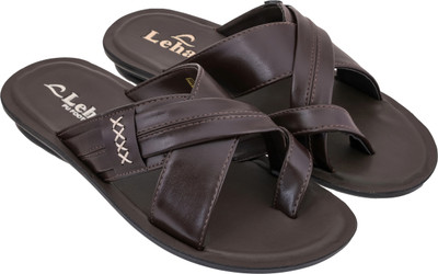 Lehar Soft and Comfortable Orthopedic Pain Relief Men Sandals(Brown , 10)