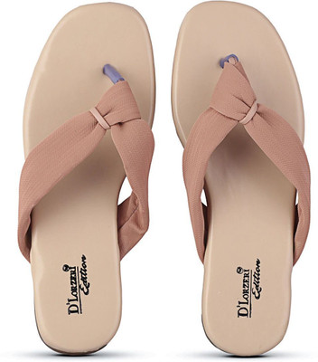 DLORZERI Women Flats(Tan , 6)