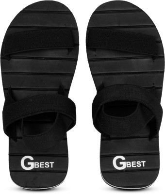 G Best Men Sandals(Black , 10)