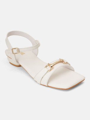 LAVIE Women Heels(White , 9)