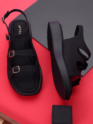 TRASE Women Casual(Black , 6)
