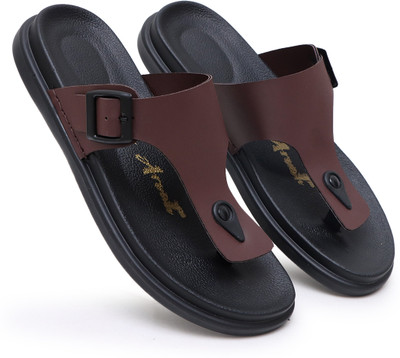 Velsox Men Flats(Brown , 9)