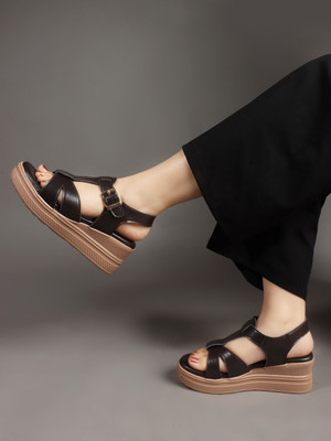 Colo Women Heels(Brown , 6)