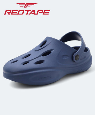 RED TAPE Men's Stunner Stylish Clogs || Sandals For Men with Adjustable Back Strap Clogs For Men(Navy , 7)