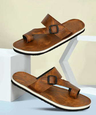 STIFRON Men Sandals(Tan , 10)
